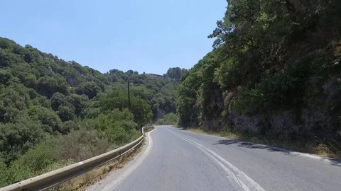 Crete road trip Stock Footage 72176292