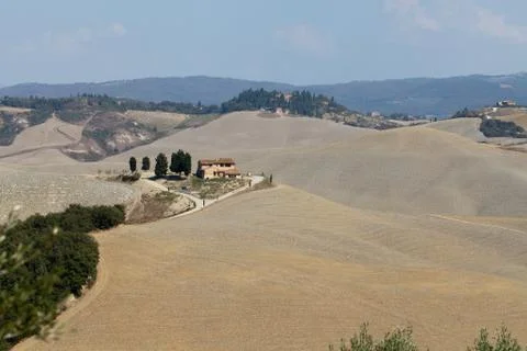 Crete senesi Stock Photos