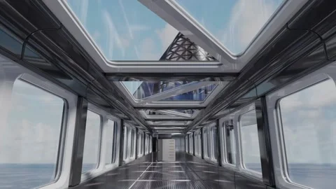 Crew access arm to Starship Stock Footage 132189931