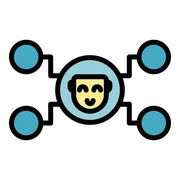 Crew icon vector flat Stock Illustration