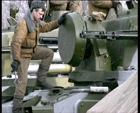 Crew  Jackets  gun  tank Video stock 4886106