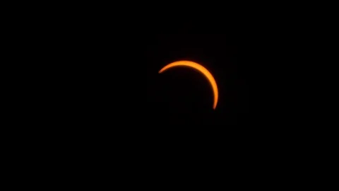 Crew members watching solar eclipse at Seymour Johnson Air Force Base - 2017 Stock Footage 86403656