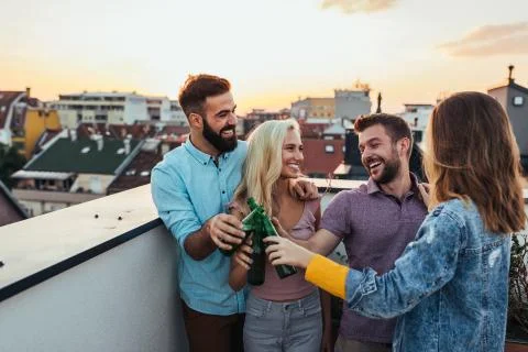 To the crew! Stock Photos