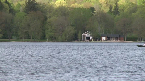 Crew practice on water (1 of 6) Stock Footage 32032595