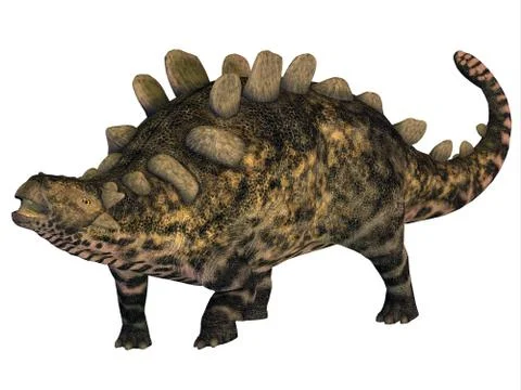 Crichtonsaurus Armored Dinosaur Stock Illustration