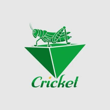 Cricket and diamond vector, Stock Illustration