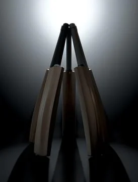 Cricket Back Circle Dramatic Stock Illustration