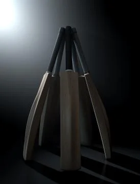 Cricket Back Circle Dramatic Illustrazione stock