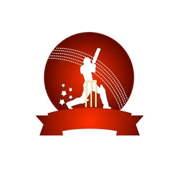 CRICKET BALL ARTWORK Stock Illustration