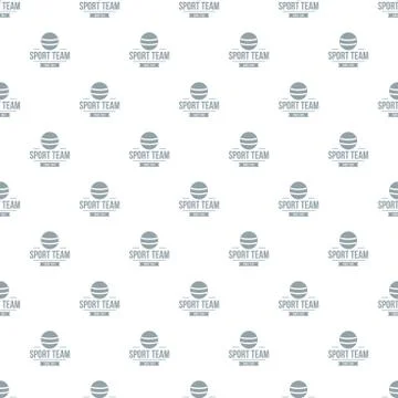 Cricket ball pattern vector seamless Illustrazione stock