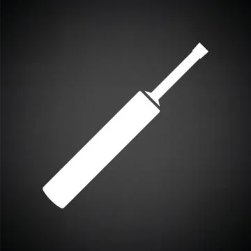 Cricket bat icon Stock Illustration