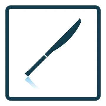 Cricket bat icon Illustrazione stock
