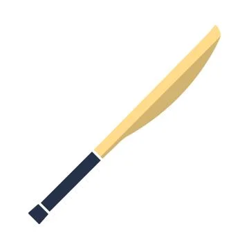 Cricket Bat Icon Illustrazione stock