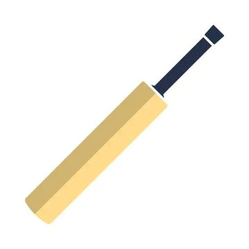 Cricket Bat Icon Illustrazione stock
