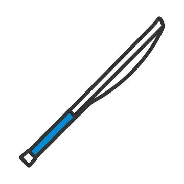 Cricket Bat Icon 스톡 일러스트