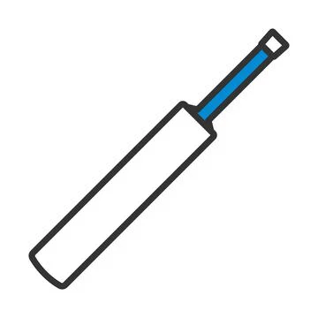 Cricket Bat Icon 스톡 일러스트