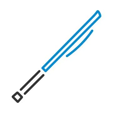 Cricket Bat Icon 스톡 일러스트