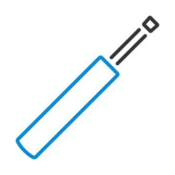 Cricket Bat Icon Stock Illustration
