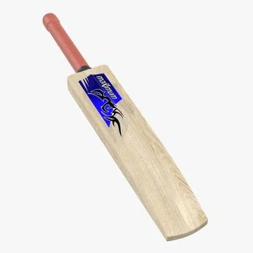 Cricket Bat Maximum Sport 3D Model 3D Model