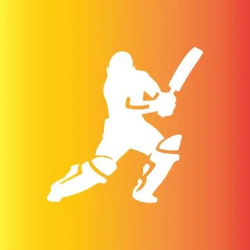 Cricket bat vector art design Stock Illustration