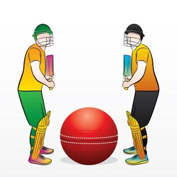 Cricket championship concept Stock Illustration
