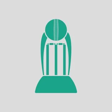 Cricket cup icon Stock Illustration
