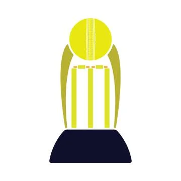 Cricket cup icon 스톡 일러스트