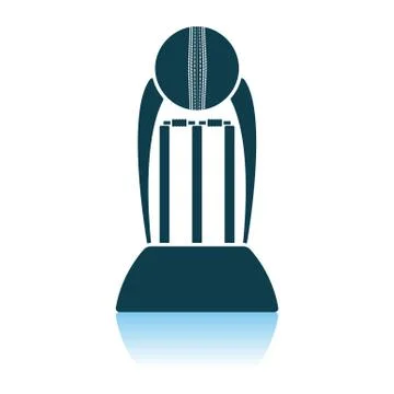 Cricket Cup Icon Stock Illustration