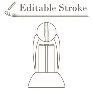 Cricket Cup Icon 스톡 일러스트