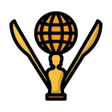 Cricket Cup Icon Illustrazione stock