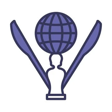 Cricket Cup Icon Stock Illustration
