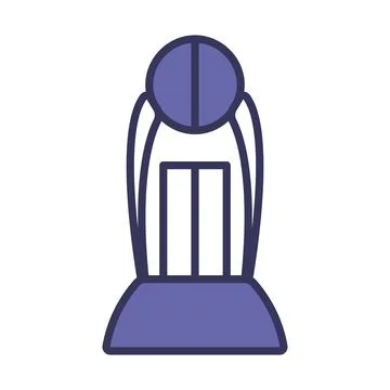 Cricket Cup Icon Stock Illustration