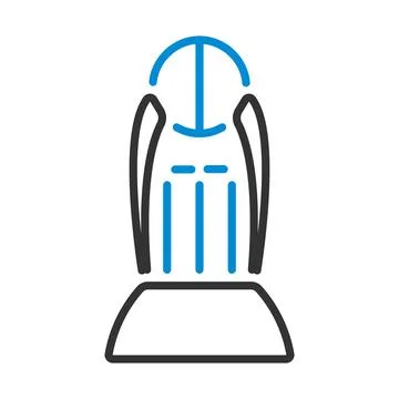 Cricket Cup Icon Illustrazione stock