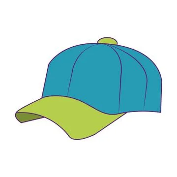 Cricket equiment elements icon cartoon Stock-Illustration