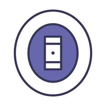 Cricket Field Icon Stock Illustration
