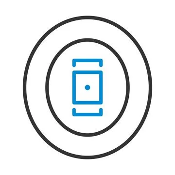 Cricket Field Icon Stock Illustration