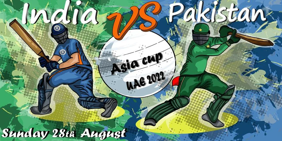 Cricket game Stock Illustration
