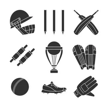 Cricket game vector concept. Stock Illustration