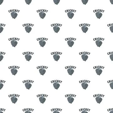 Cricket gloves pattern seamless vector Illustrazione stock