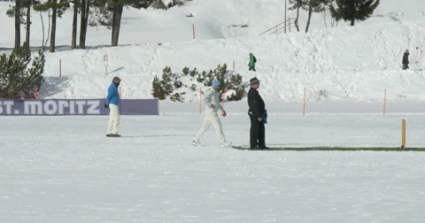 Cricket on ice bowling Video stock 62291127