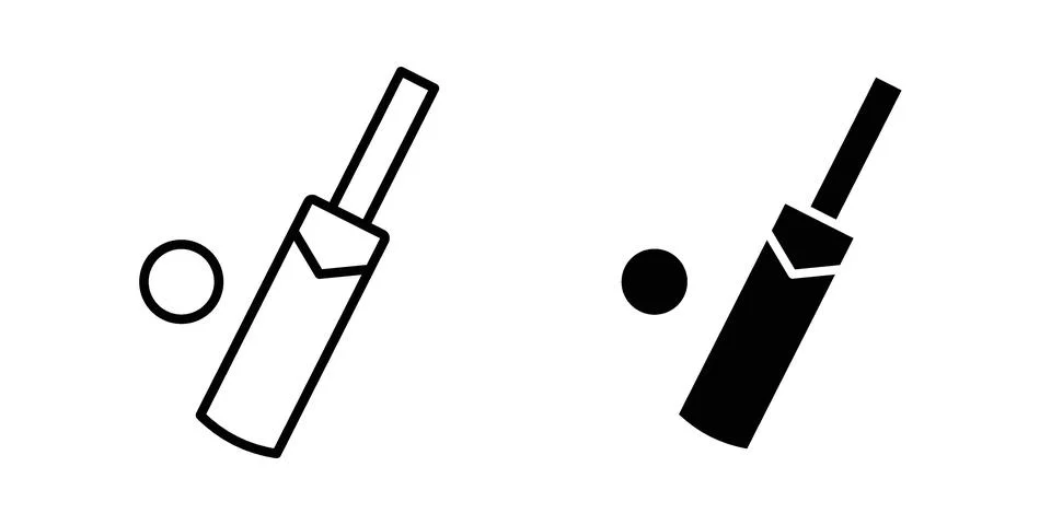 Cricket icon vector design. EPS10 Stock Illustration