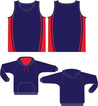 Cricket Jerseys templates mock ups Vectors Stock Illustration
