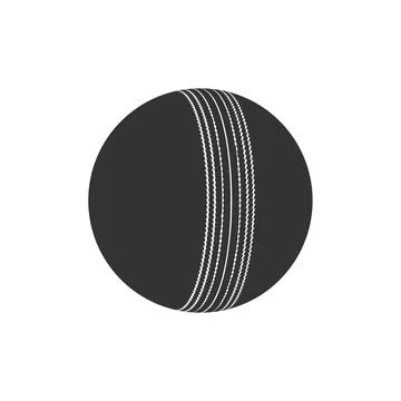 Cricket leather ball icon vector Stock Illustration