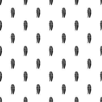 Cricket leg pad seamless pattern for sports background Illustrazione stock