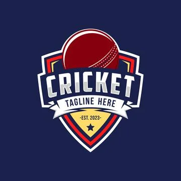 Cricket logo vector illustration Stock Illustration