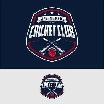 Cricket logo vector illustration Stock Illustration