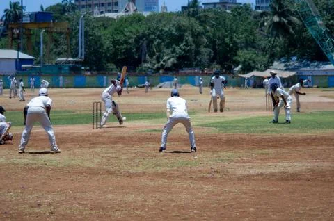 A cricket match Stock Photos