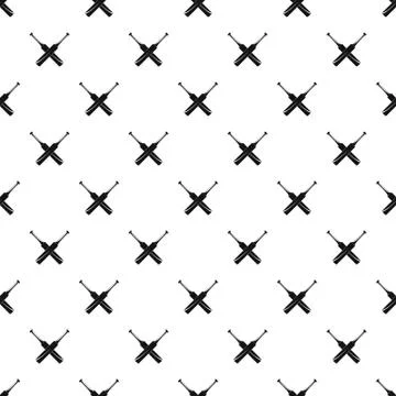 Cricket pad pattern seamless vector Illustrazione stock