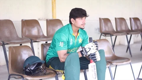 Cricket Player Stock Footage 111774358