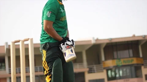 Cricket Player Stock Footage 111774359